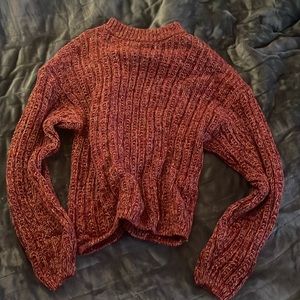 Red/Pink Knit Sweater
